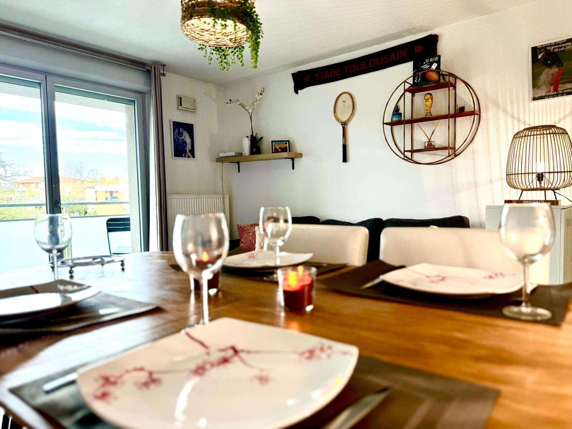 Bel Appartement T3 De 60M2 Avec Parking, Terrasse, Proche Du Metro Et Du Periph Tuluza Zewnętrze zdjęcie